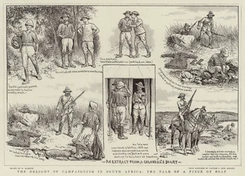 Kampanjoiden ilo Etelä-Afrikassa, tarina saippuapalasta